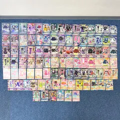 【Z98-f】アイカツ データカードダス 105枚 まとめ アイドルカツドウ プレミアム ちゃお キャンペーンレア 藤堂ユリカ 紫吹蘭 一ノ瀬かえで ロリゴシック スパイシーアゲハ マジカルトイ 園田あいり 星矢あおい 板野友美 コラボ 限定