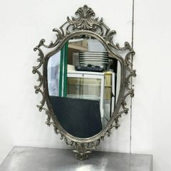 定価15万超 イタリア製アンティーク調 ウォールミラー 壁掛け鏡