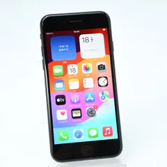 【美品＊純正バッテリー87％】docomo SIMフリー iPhone SE 第２世代 64GB ブラック