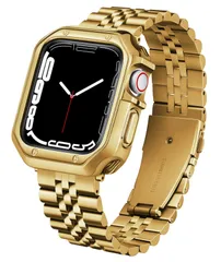 【新着商品】コンパチブルApple Watch バンド 49mm 46mm 45mm 44mm 42mm 41mm 40mm 38mm ステンレス鋼交換ベルトコンパチブル アップルウォッチバンド TPUウォッチケース 付き 長さ調節 メタル金属ベルト対応 iW