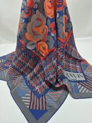 【used品】美品！LANVIN レディーススカーフ タグなし