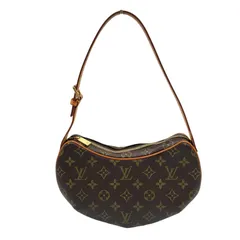 ルイヴィトン LOUIS VUITTON ハンドバッグ ポシェットクロワッサンPM M51510 モノグラムキャンバス ブラウン レディース