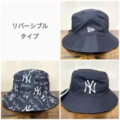 Z8 ニューエラ  バケットハット ニューヨーク ヤンキース MLB 1580