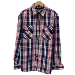 Levi's RED TAB　ネルシャツ　フランネル　チェックシャツ　長袖　シャツ　トップス　レギュラーカラー　胸ポケット　赤タブ　スモールe　アメカジ　古着