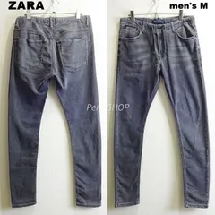 ZARA MAN　ザラ　ジョグジーンズ　M/W30　強 ストレッチ　ソフトデニム　メンズ　ブラック　トルコ製　JOGGING FIT
