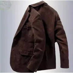 大特価コーデュロイ ジャケット 長袖 ブレザー テーラードジャケット 無地 シンプル 秋 冬アウター メンズ ジャケット通勤 ビジネス 紳士服 スリム225588