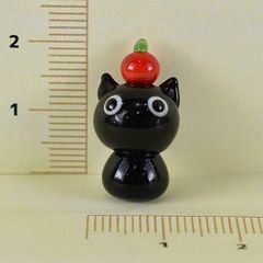 フォーカート ガラス細工 りんごと黒猫 置物 - メルカリ