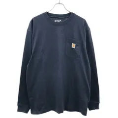 Carhartt カーハート WORKWEAR L/S POCKET T-SHIRT ロングスリーブTシャツ TK0126-M ネイビー L