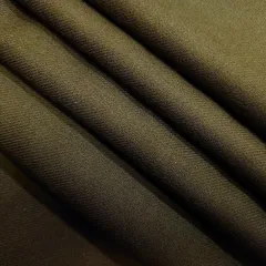 ひなたぼっこ 綿100% 綾織 微起毛 2m オリーブ系 a179