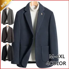 テーラードジャケット メンズ 紳士服 スーツ フォーマル  ブレザー 秋冬 アウターシングルスーツ 大きいサイズ ビジネス ジャケット 厚手225588