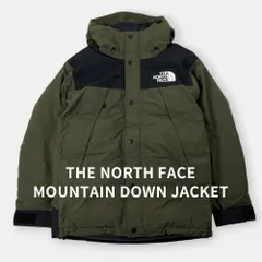 美品 THE NORTHE FACE 23FW MOUNTAIN DOWN JACKET ノースフェイス マウンテン ダウンジャケット ND92237 S 緑 / J&NREUSE メンズ アウター