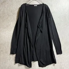 PLST プラステ　カーディガン　ボタンレス　羽織　ウール混　サイズ2
