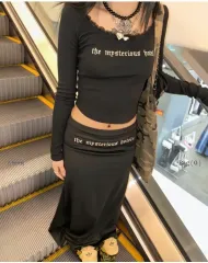 THE MYSTERIOUS HOTEL ザ ミステリアス ホテル ローズ レイ 長袖Tシャツ