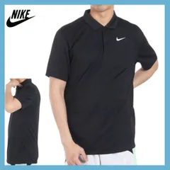ナイキ NIKE ポロシャツ 半袖 メンズ コート XL ソリッド 吸汗速乾 ポロ トップス ドライフィット Court Solid Polo DRI-FIT DH0858 黒N13