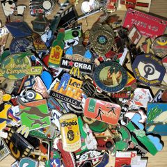 ピンバッジ 100個セット フランス雑貨 まとめ売り ピンズ ヴィンテージ