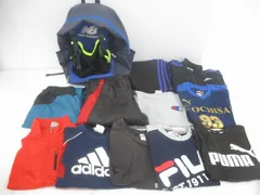  中古 アディダス プーマ アンブロ他 ジャージ上下 Tシャツ パンツ リュック等12点 120 130 キッズ 男の子