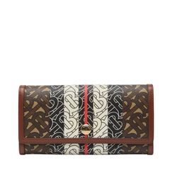 ✨Sランク✨　Burberry 長財布　モノグラムストライプ　ハルトン　TBロゴ ✨Sランク✨ Burberry 長財布 モノグラムストライプ ハルトン TBロゴ