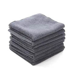 【特価商品】imaa(アイマ) マイクロファイバークロス 吸水速乾 ふきん 掃除 キッチンタオル マルチクロス モッパータオル ワイピングタオル 小(26×26cm) グレー8枚