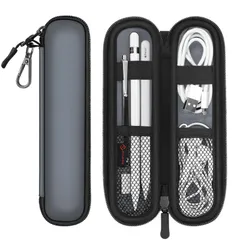 【特価商品】Fintie Apple Pencil ケース バッグ 柔らかいネオプレン製 紛失防止ポケット ゴムバンド固定 Apple Pencil Pro/USB-C/ 第1/2 世代用 収納 保護ケース(グレー)