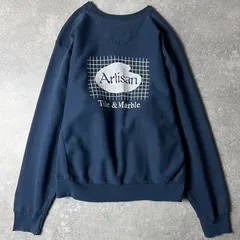 00s Champion 両面 企業物 プリント プレミアム リバースウィーブ スウェット トレーナー / 00年代 オールド チャンピオン ネイビー