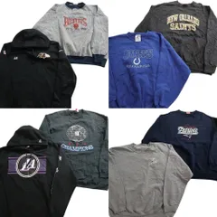 古着卸 まとめ売り プロチーム スウェット 8枚セット (メンズ 2XL ) ナイキ リー NIKE LEE NFL NBA レイカーズ 中古 古着 ND0984