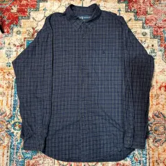 2XL 90s ポロ ラルフローレン ポニー チェック シャツ