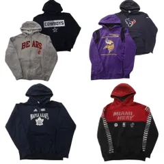 古着卸 まとめ売り プロチーム スウェット 6枚セット (メンズ S ) ナイキ NIKE ADIDAS アディダス NBA NFL 中古 古着 ND1014