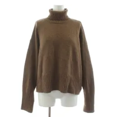 ノーク N.O.R.C NORC ニット セーター 長袖 タートルネック ウール カシミヤ混 3 茶 ブラウン /KU