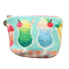 フェイラー FEILER ラブラリーバイ LOVERARY BY ラブラリーパーラー アクセサリーポーチ マルチカラー ミントグリーン オレンジ /SS ■OS