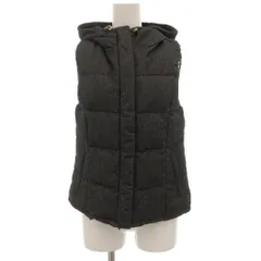 エニィスィス エニシス anySiS ダウンベスト フード ジャケット ジップアップ 2 グレー /GV