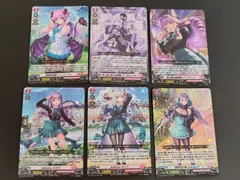 aca507 Astesice カイリ / 新世代の美 エルミニア 等 リリカルRRR 6枚セット Astesice カイリ (RRR) 月に寄り添う幻想曲 アーデルハイト (RRR) 熱狂的信奉 シュトレーデ (RRR)