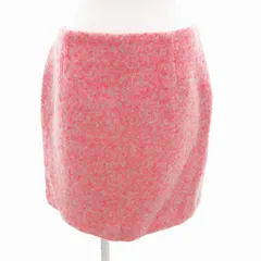 ビームスライツ BEAMS Lights ミニスカート ツイード ウール混 40 ピンク /HO