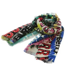 バーバリー BURBERRY ストール グラフィックプリント 総柄 マルチカラー /MI ■OS