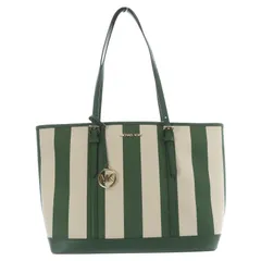 マイケルコース MICHAEL KORS 24年 JET SET TRAVEL LG TZ SHLDR TOTE トートバッグ ハンドバッグ 白 緑のサムネイル