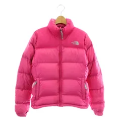 ザノースフェイス THE NORTH FACE ダウンジャケット アウター 子供服 女の子 ナイロン ハイネック ジップアップ ロゴ 刺繍 80 150-160cm ピンク NFD00A90 /XZ ■GY18