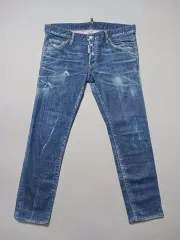 34 正規品 ディースクエアード2 キーホルダー Regular Clement Jeans デニム