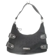 ナインウエスト NINE WEST ハンドバッグ ミニバッグ ワンハンドル 総柄 ロゴプレート 黒 ブラック /MN21 ■GY18のサムネイル