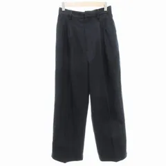 フリークスストア FREAKS STORE スラックス パンツ ツータック イージー S 紺 ネイビー /UD