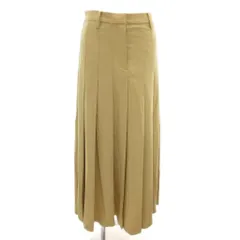 クラネ CLANE 美品 プリーツスカート ロング マキシ ベージュ /KR