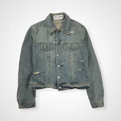 DOLCE＆GABBANA ドルチェ＆ガッバーナ / 02AWクラッシュデニムジャケット インディゴ  SIZE:46