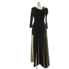 フレイアイディー FRAY I.D バイカラープリーツリブワンピ ワンピース F 黒 ブラック ベージュ ベルト /AG ■OS