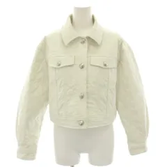 ダブルスタンダードクロージング ダブスタ DOUBLE STANDARD CLOTHING ハートキルティングショートジャケット 中綿ジャケット アウター 38 白 ホワイト 0205-650-233 /YTのサムネイル