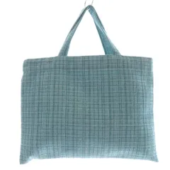 ソレイル soleile ツイードバッグ venti ハンドバッグ 青 ブルー