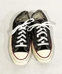 【USED】CONVERSE/CT70 LOW CUT BLACK DENIM/US6.5