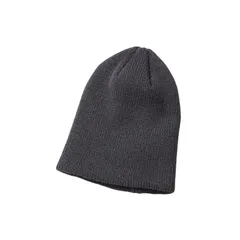 【新品】 [ナノ・ユニバース] リブニット ビーニー レディース F 023 チャコール 673-5239303 0
