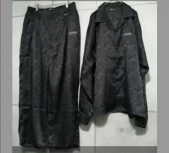 Subciety サブサエティ 黒 XL ペイズリー柄 セットアップのサムネイル