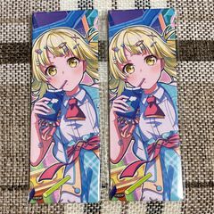バンドリ 4周年 缶バッジ ショートステッカー ぴ~すっ！ ぴーす 弦巻