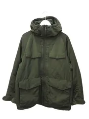 ユニクロ UNIQLO × White Mountaineering ハイブリッドダウンオーバーサイズパーカ 311-442563 ダウンジャケット M グリーン ジップアップ アウター
