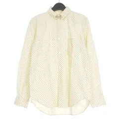 ゴールデングース GOLDEN GOOSE ピン付き ドット ロングスリーブシャツ ブラウス 長袖 XXS オフホワイト/ブラック 白 黒 G25U521.A3のサムネイル