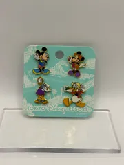東京ディズニーリゾート ピンバッジ 4点セット ミッキー/ミニー/ドナルド/デイジー